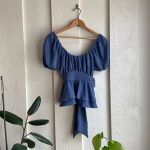 Dry Goods | Originality - blue top - size medium